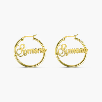 Custom Hoop Earrings
